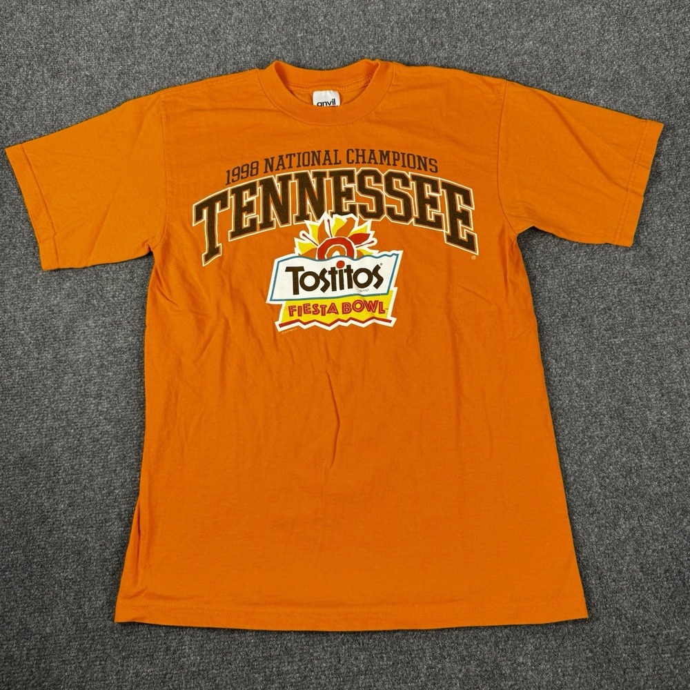 Vintage 90s Tennessee Volunteers T Shirt 1998 National Champions Fiesta Bowl M